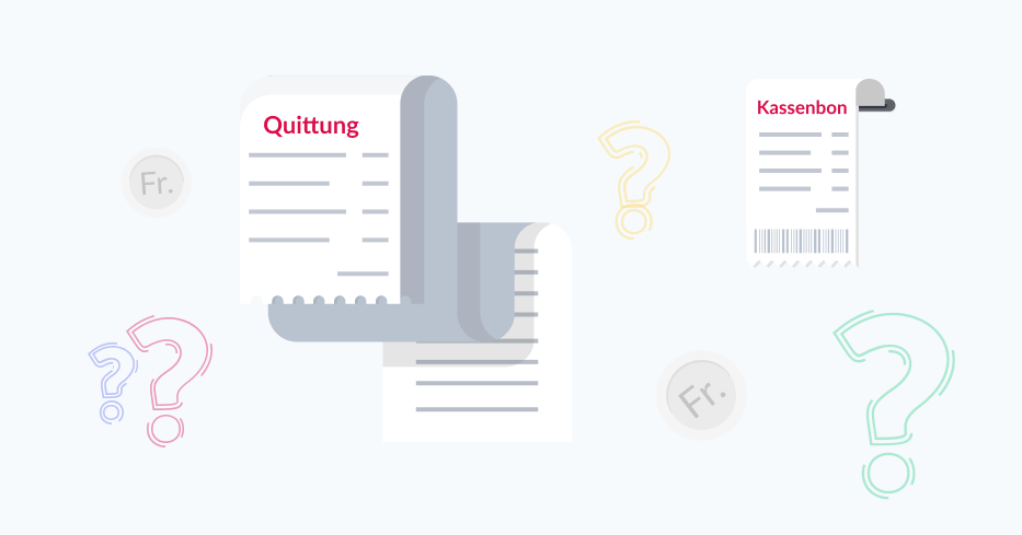 Haben die Quittung, der Bon und der Kassenbon die gleiche Bedeutung