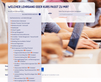 ausbildung-weiterbildung.ch homepage screenshot