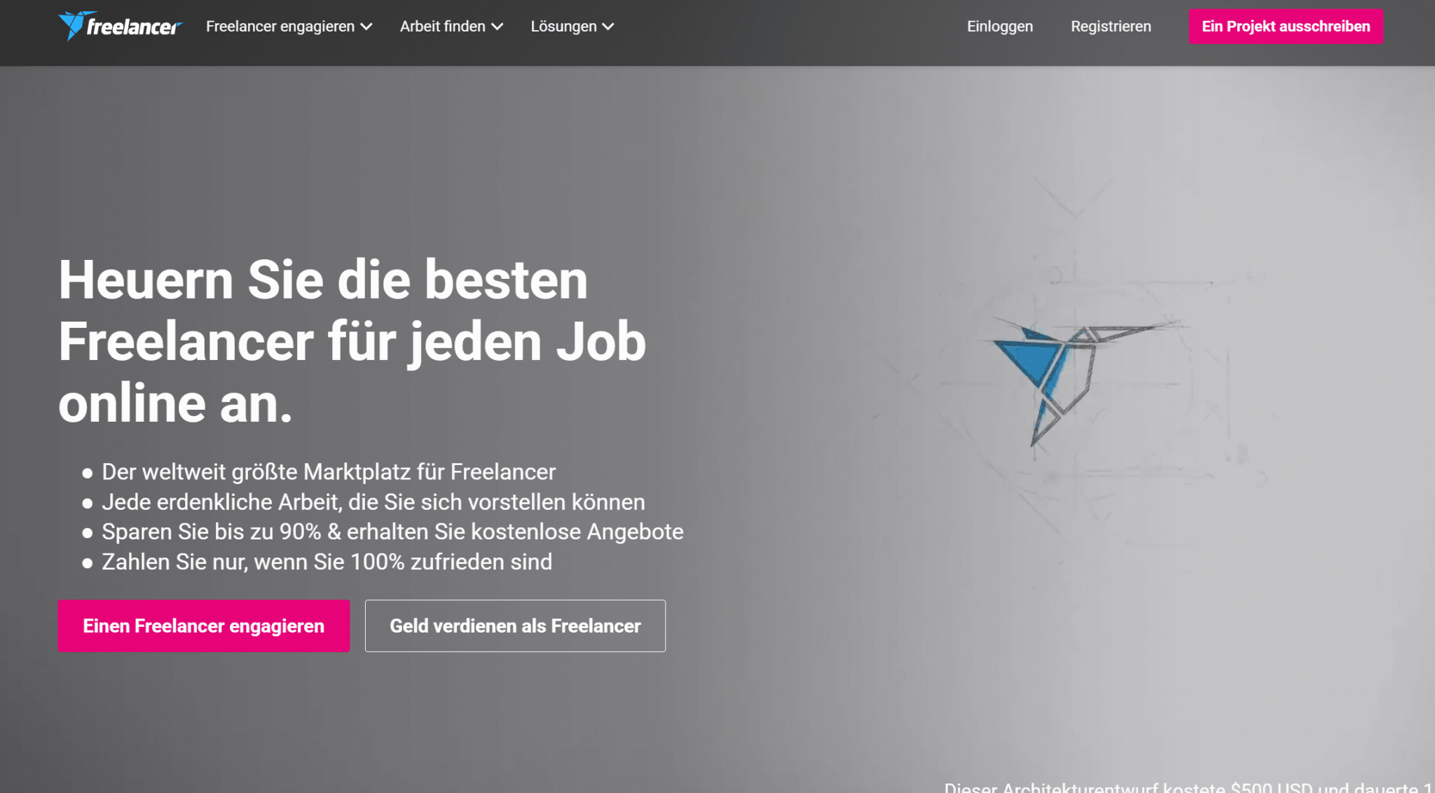 freelancer - homepage