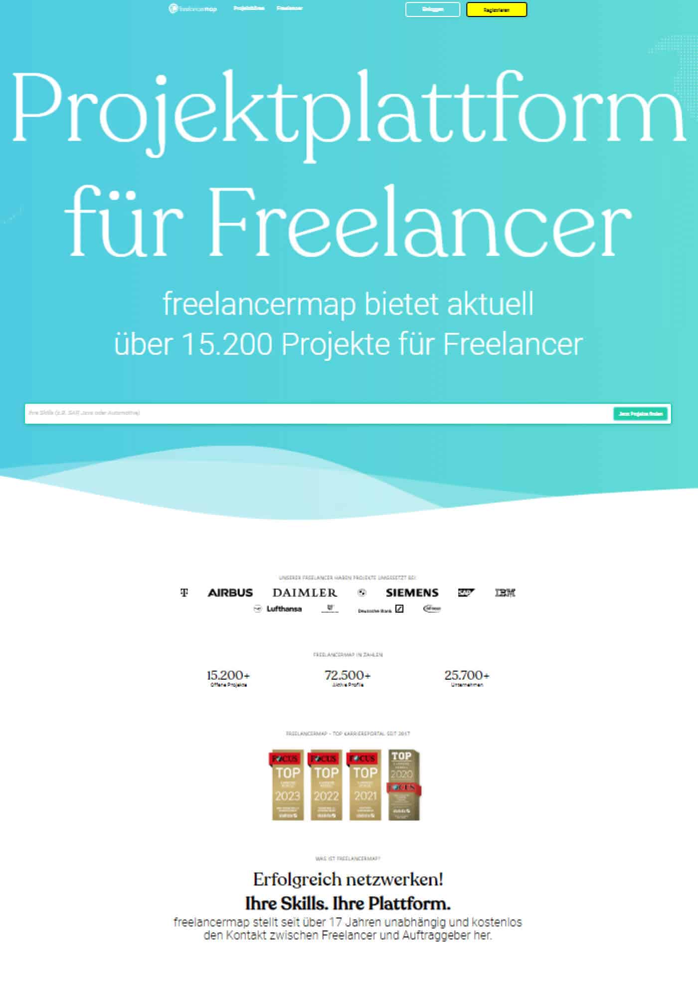 freelancermap screen 1