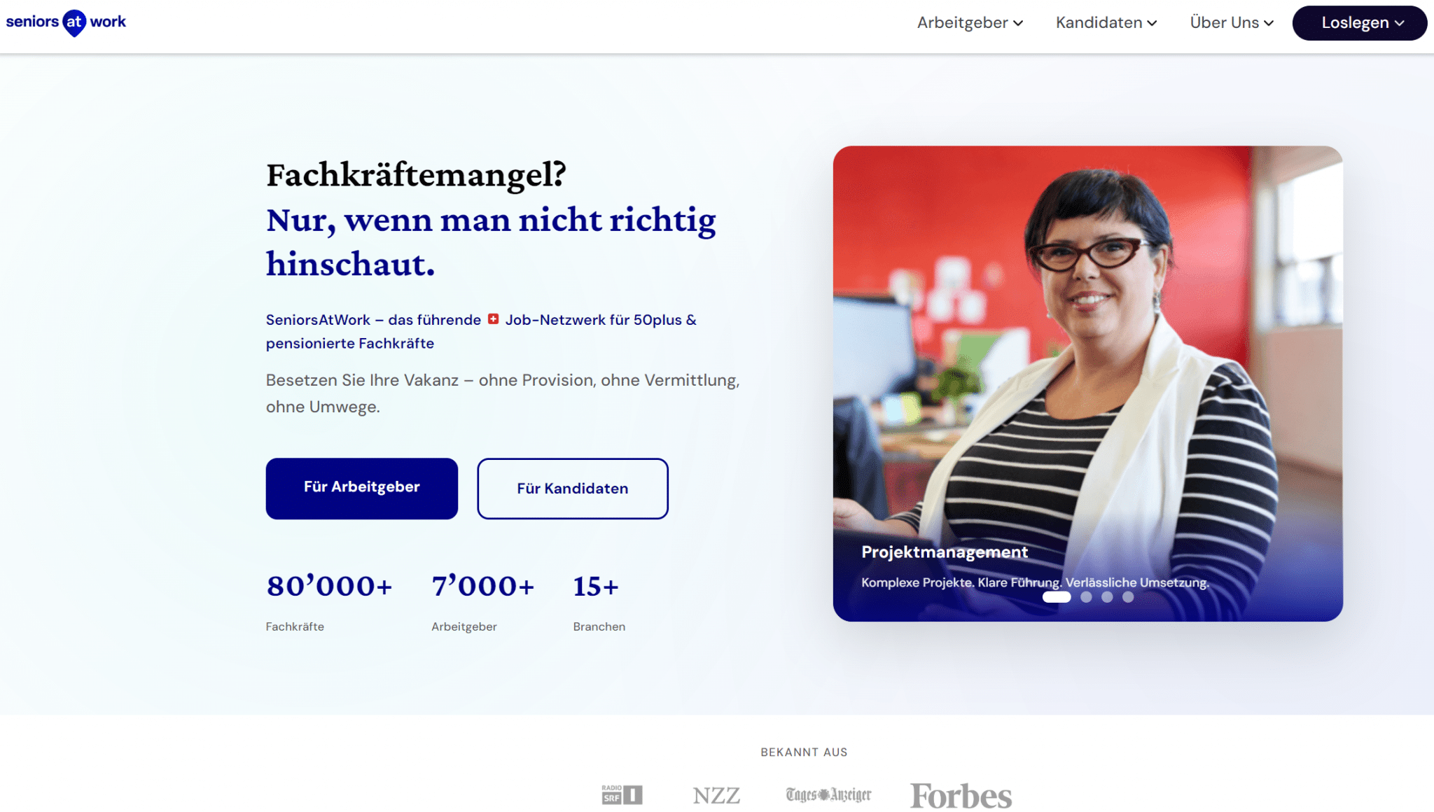 seniors at work - homapage