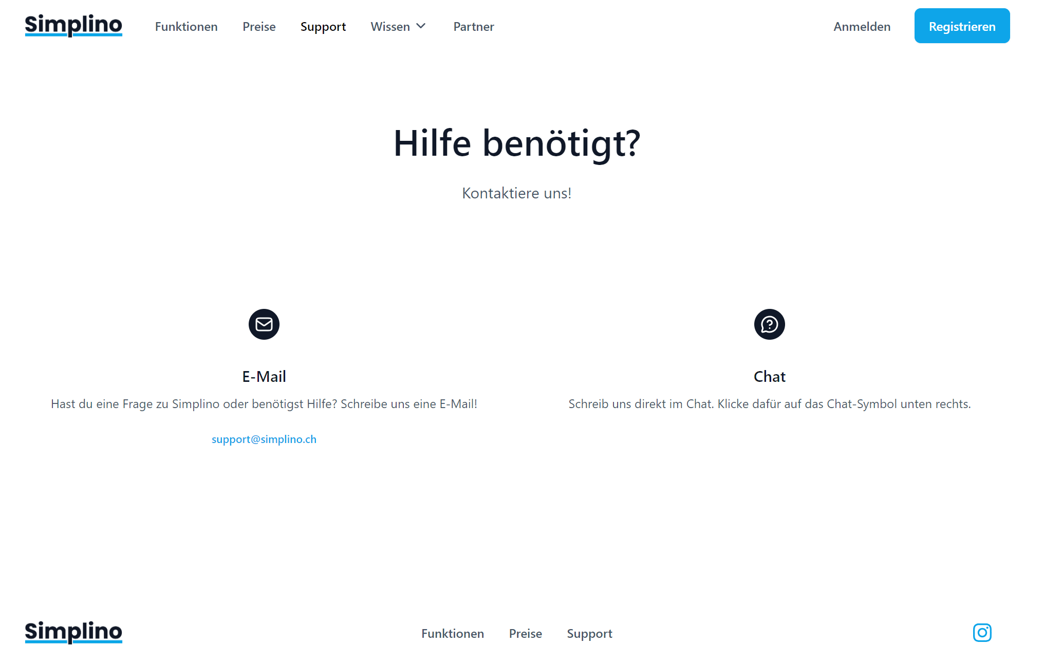 Simplino - Support - Screenshot 1