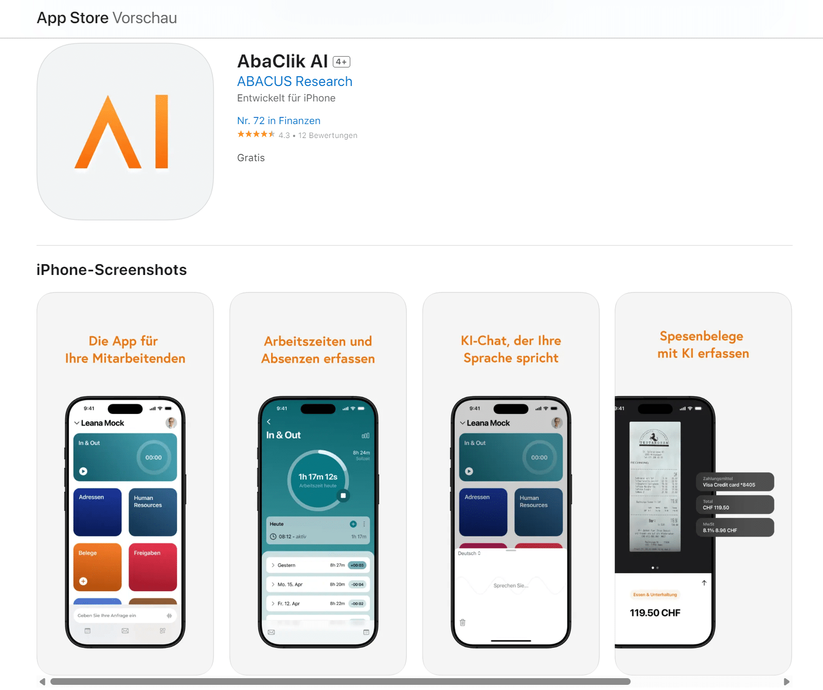 AbaClick - App