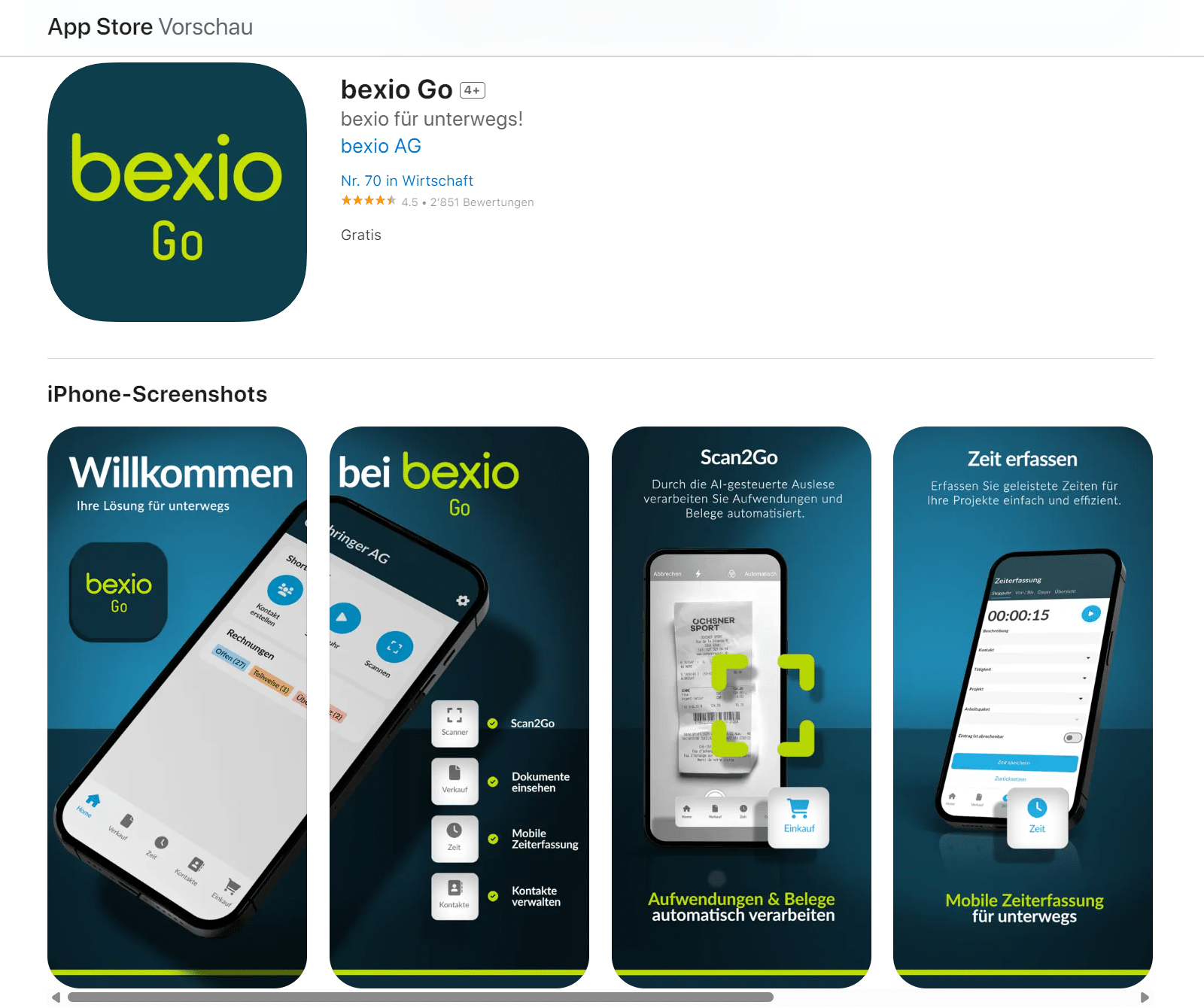 BexioGo - App