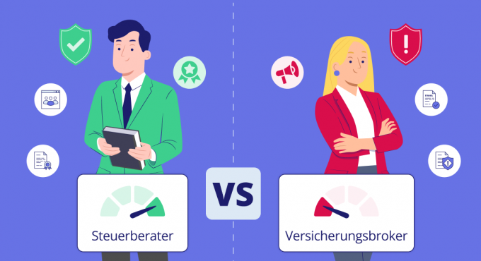 Steuerberater vs. Versicherungsbroker - Unterschied bei der Erstellung von Steuererklärungen
