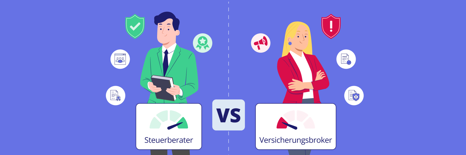 Steuerberater vs. Versicherungsbroker - Unterschied bei der Erstellung von Steuererklärungen